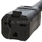 Ac Works Outlet Adapter, SOOW, 6-20R, L6-20P, 1 ft., Black L620620-012 - alternate 2